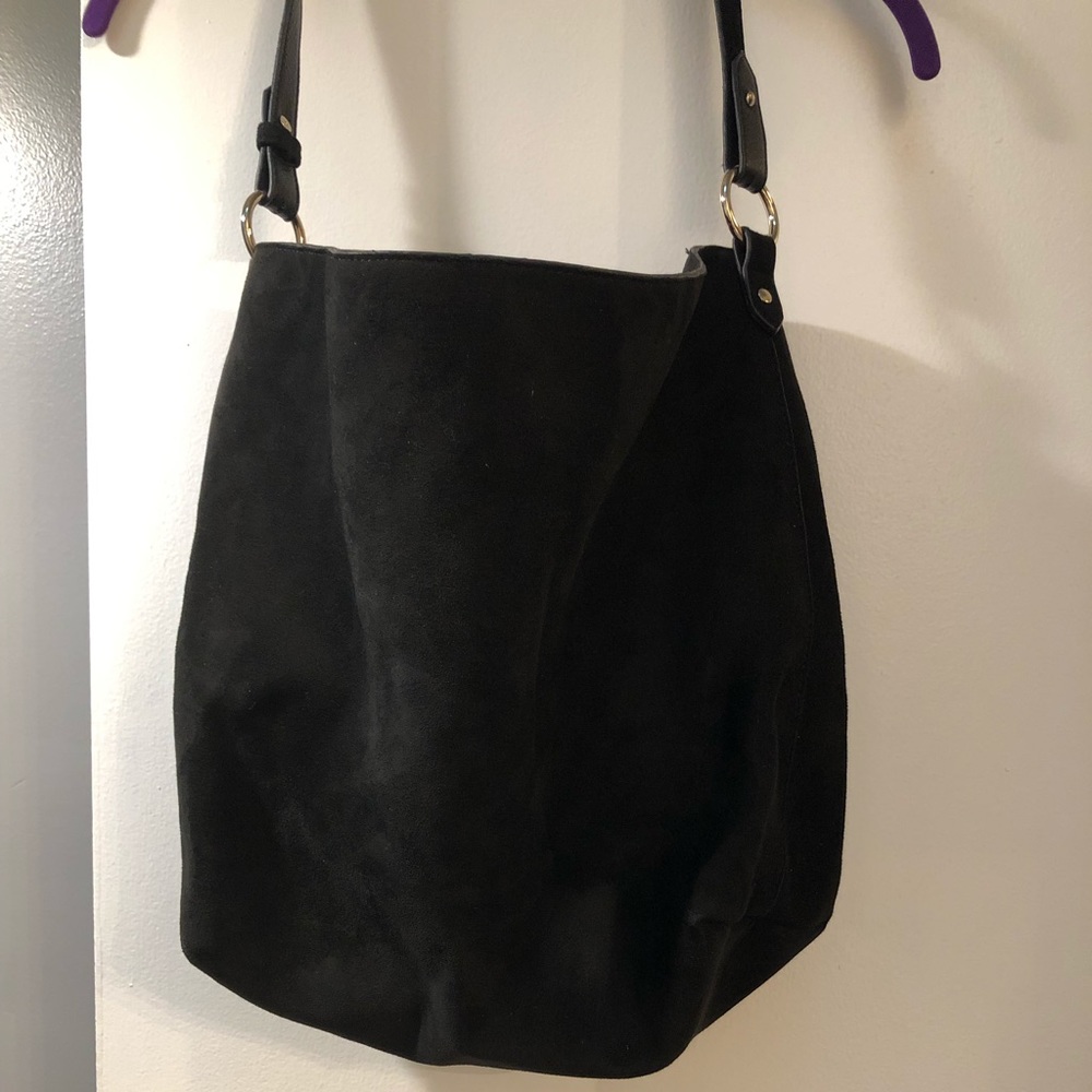 Suede purse
